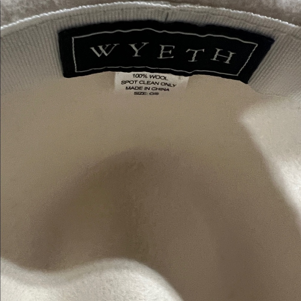 Women's Wyeth Cream Billie Mid Brim Fedora Hat O/S Cream - Picture 8 of 9